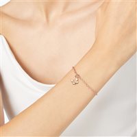 Charm Dodo Donna DoDo Nature in Oro rosa DMC2003_BFLYS_0009R - DMC2003_BFLYS_0009R